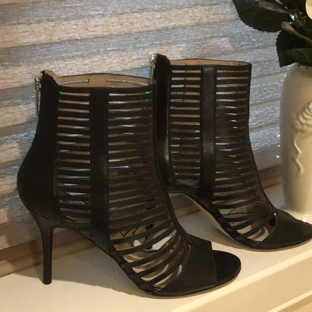 Michael Kors Cage Peep Toe Ankle Boot